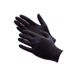 GUANTES NITRILO NEGRO L  X 100 UN.