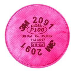 FILTRO 3M 2091 - MOD P100 P/PARTICULAS 