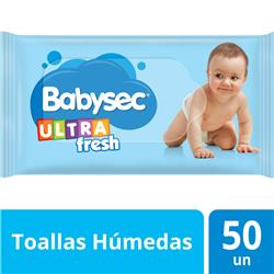BABYSEC TOALLAS HUMEDAS ULTRA X 50 UN