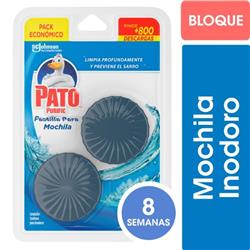 PATO BLOQUE MOCHILA 80GRS x 2 UN