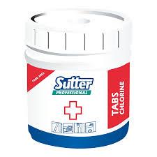 SUTTER TABS CHLORINE 500 GR - Past efervescente con acc blanquadora