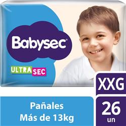 PAÑALES PL BABYSEC VM ULTRASEC XXG 26