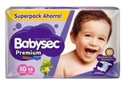 PAÑALES PL BABYSEC PREMIUM XG 48