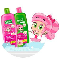 SUAVE ACOND KIDS FRUTILLA GLAMOROSA X 340 ML