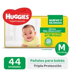PAÑ HUGGIE TRIPLA PRO M JUMBO X44