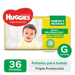 PAÑ HUGGIE TRIPLA PRO G JUMBO X36