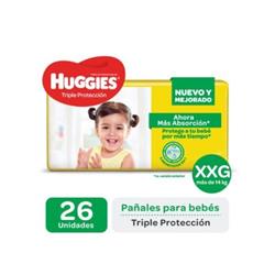 PAÑ HUGGIE TRIPLA PRO XXG JUMBO X26