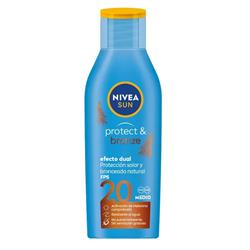 NIVEA SUN F15 PROTEC BRONZE X 200