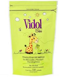 VIDOL BEBE TOALLITAS HUMEDAS X 100