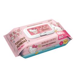 HELLO KITTY TOALL WIPES X 80 FLOW PACK C/TAPA