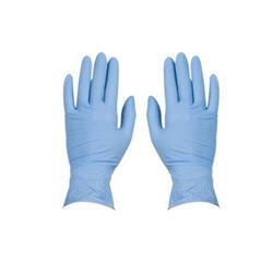 GUANTES NITRILO AZUL M X 100 UN