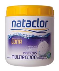 CLORO PASTILLA MULTIACCION 50G POTE 1/4K LONA NATACLOR