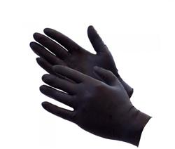 GUANTES NITRILO NEGRO S X 100 UN - SU